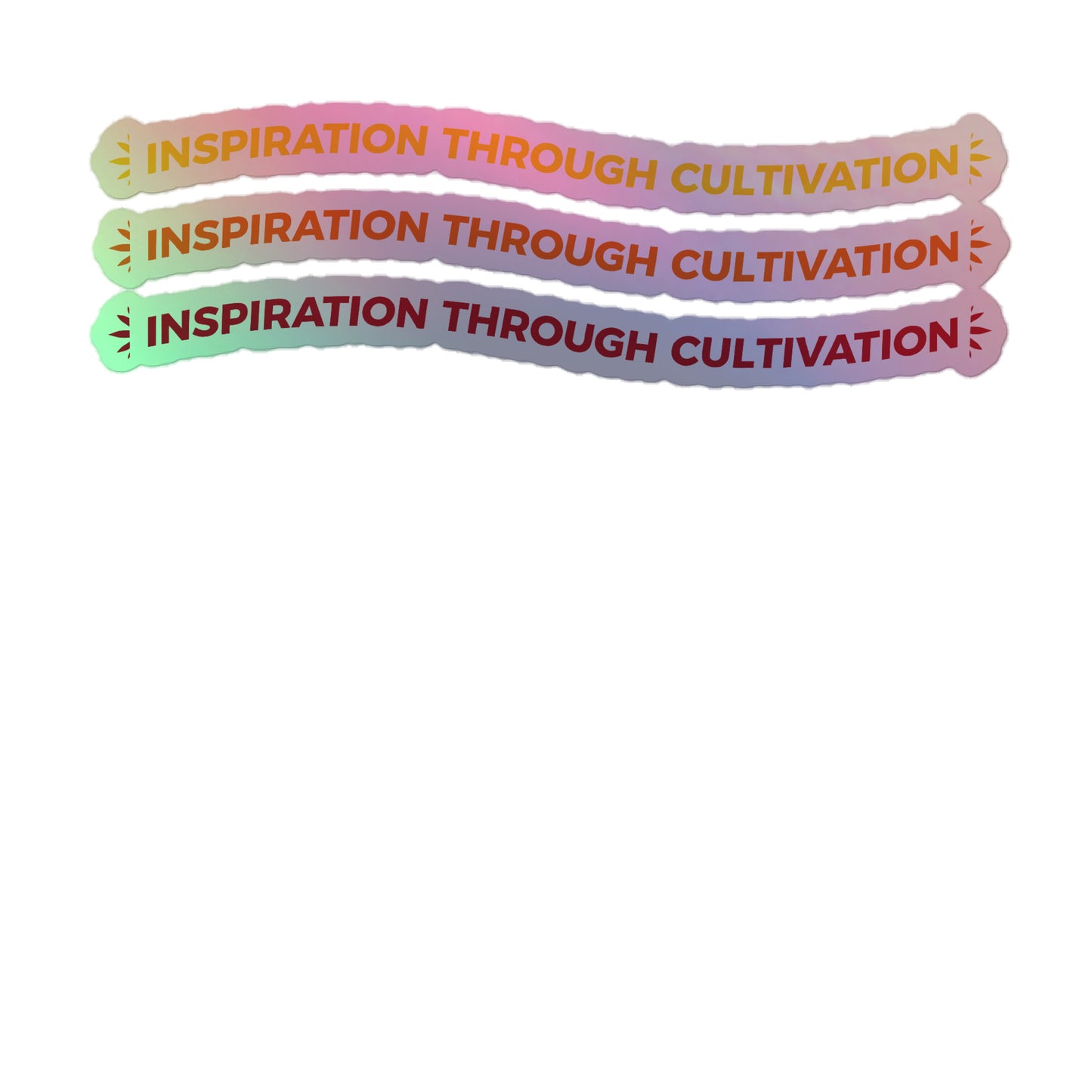 Cali Select Inspiration Through Cultivation Holographic Stickers