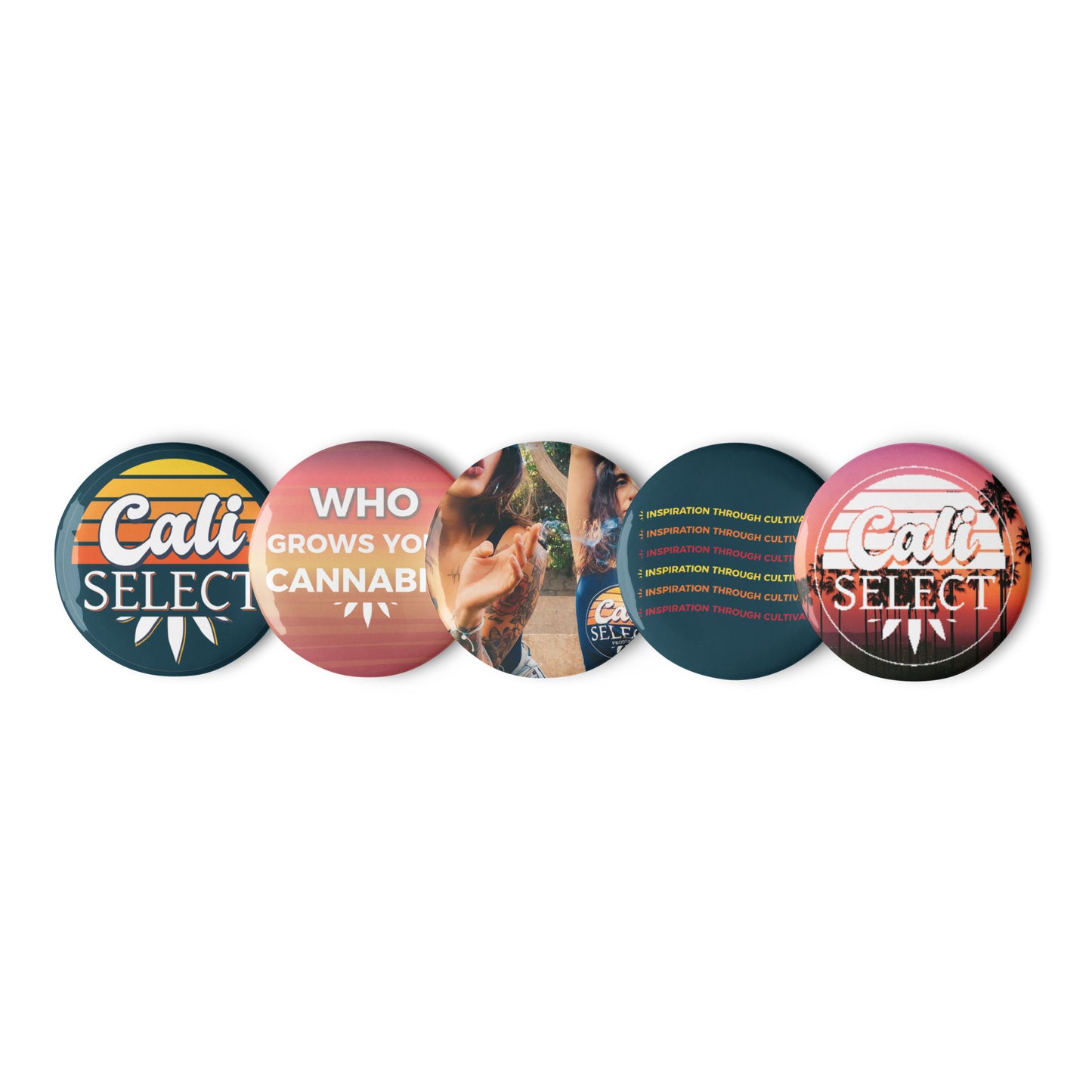 Cali Select Pin Button Set